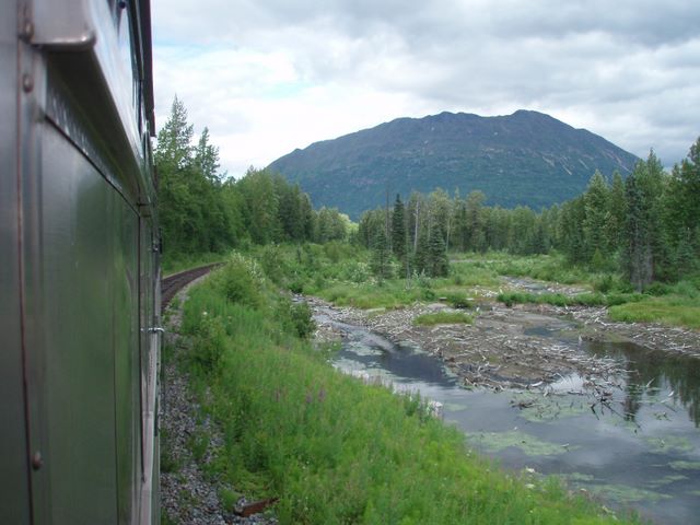 View During Ride on the Talkeetna Flag Stop Train