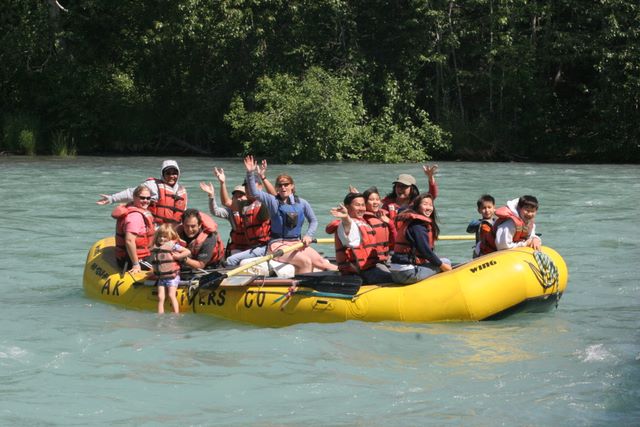 Rafting the Kenai River