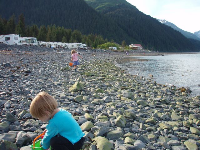 Kids on the Beach at Miller's Landing