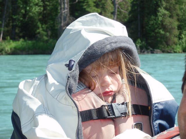 Rafting Put Danielle to Sleep