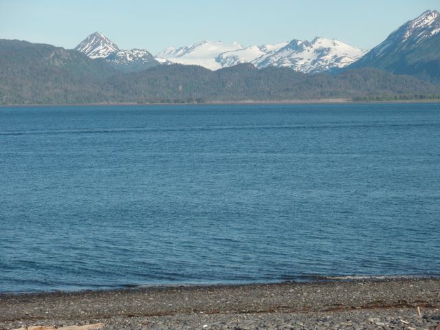 Kachamak Bay and Mountains from End of Homer Spit