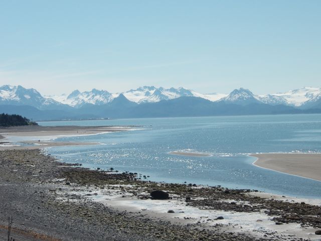 Kachemak Bay and Mountains from Homer