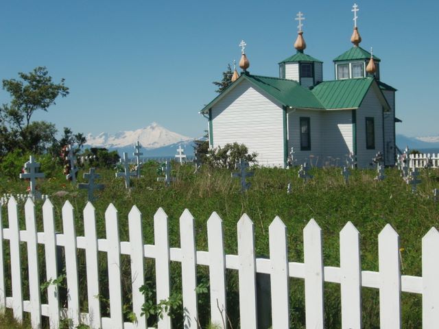 Russian Orthodox Church and Mt ILiamna